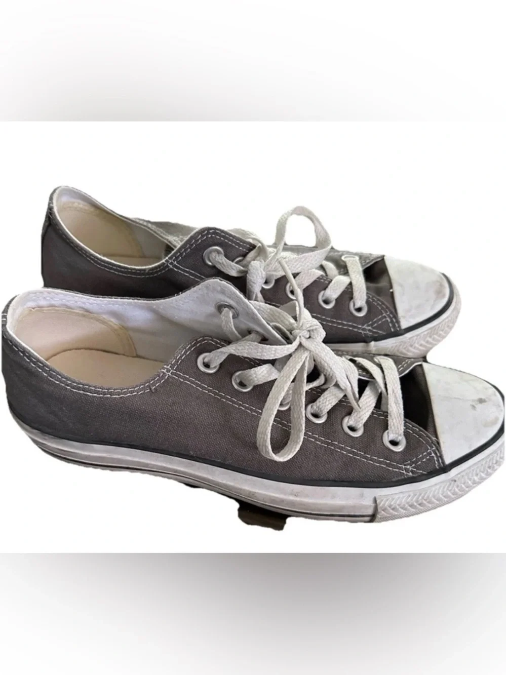 Converse All Star Low Top Gray Grey Chuck Taylor Women’s 7.5 Canvas 1J794 - Picture 1 of 9